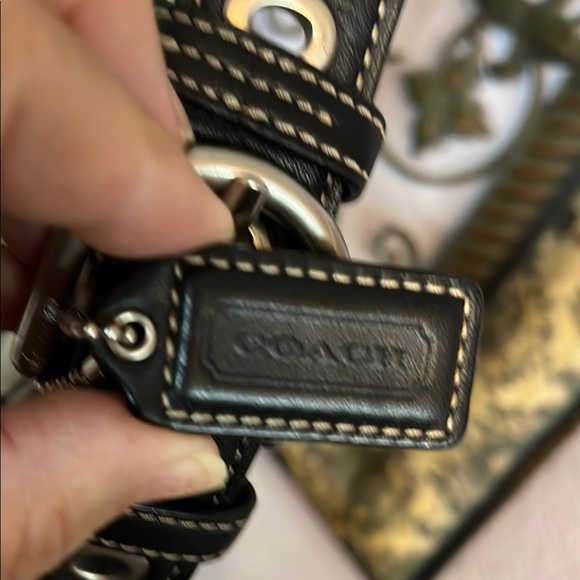 NIB Coach Crossbody Bag - Classic Black and gray print - adjustable strap. - Picture 2 of 15